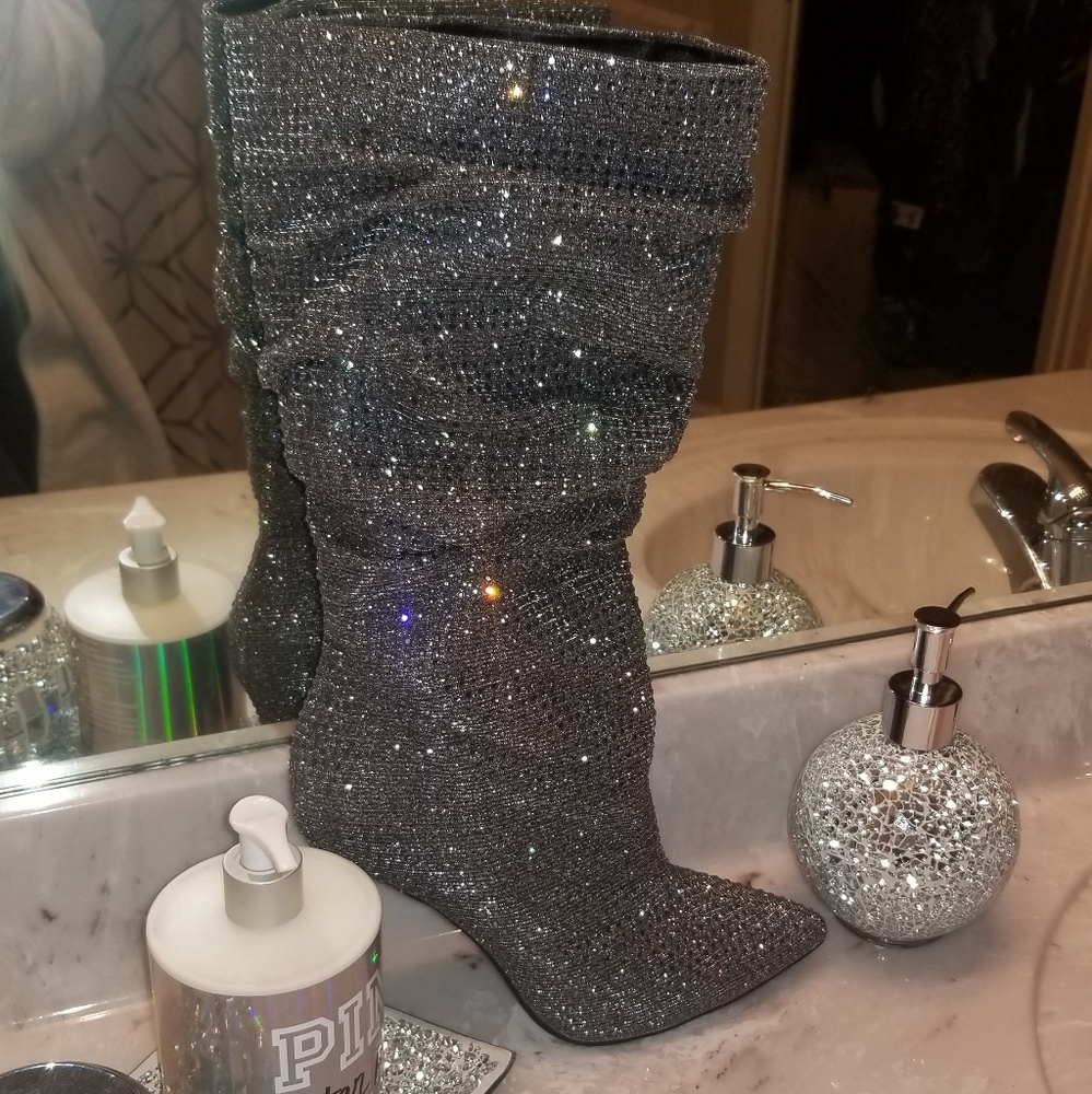 Blinged out heels